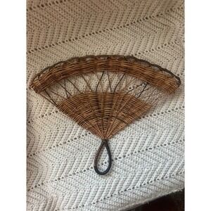Cottage core, wicker‎ fan.